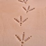 011-10 Turkey track Leather stamp - Image 3