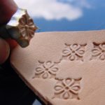 012-02 Ornament 11 x 11 mm Leather Stamp