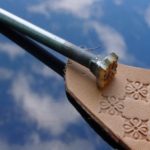 012-02 Ornament 11 x 11 mm Leather Stamp - Image 3