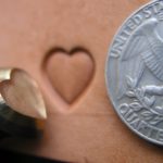 Heart MIDDLE size 10 mm 6/16'' Leather stamp - Image 2