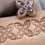012-04 Square flower II. Leather stamp - Image 2