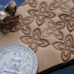 012-04 Square flower II. Leather stamp - Image 3