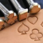 Card symbols Leather Stamp imprint punch Decorating tool for Saddler maker and creatives