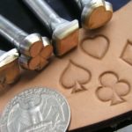 Card symbols Leather Stamp imprint punch Decorating tool for Saddler maker and creatives