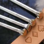 Card symbols Leather Stamp imprint punch Decorating tool for Saddler maker and creatives