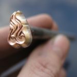 016-04 Flame leather stamp