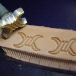 Wire Knot Leather Stamp imprint punch Decorating tool for Saddler maker and creatives