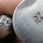 Lilly - Fleur de lis - Metal stamp
