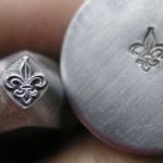 Lilly - Fleur de lis - Metal stamp - Image 2
