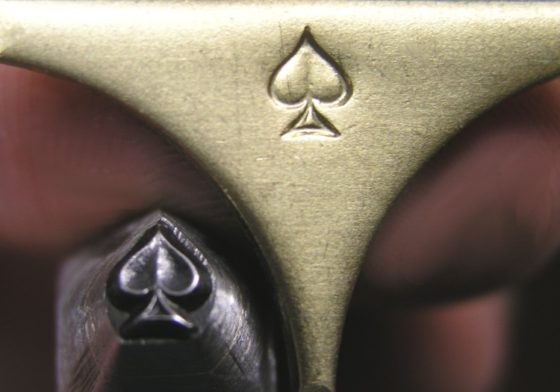 Spades Pik - Metal stamp