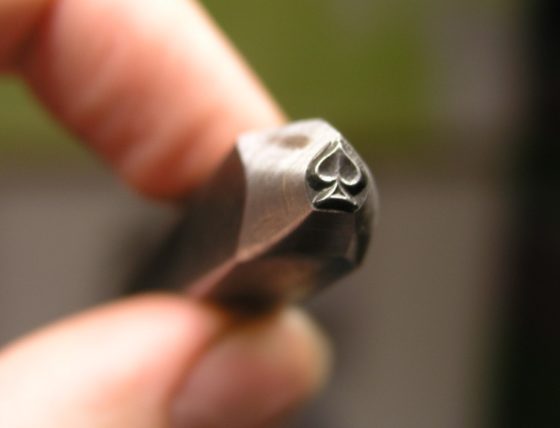 Spades Pik - Metal stamp - Image 2
