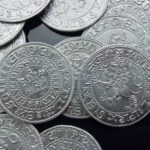 Coin replica Prague Groschen of Wenzel II. Aluminium - 10 pcs