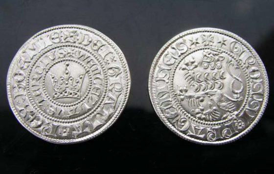 Coin replica Prague Groschen of Wencel IV. - 10 pcs