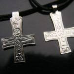 042-83 Replica of Byzantine cross of 9 century - 2 pcs - Image 2