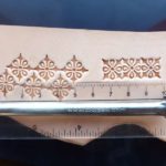 012-02 Ornament 11 x 11 mm Leather Stamp - Image 4