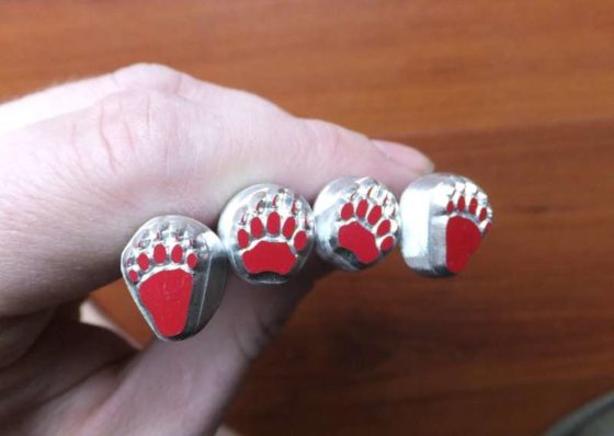 017-99 Bear ALU Complet 1/2''  left right front and rear, 4 pcs - Image 3