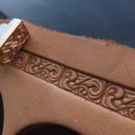 012-09 Rectangular Ornament Leather stamp