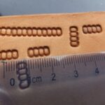 Beads Leather Stamp puch Decorating tool for Saddler maker and creatives