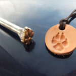 011-04 Wolf paw 1/2´´ Leather stamp - Image 3