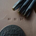 Mini Basket Leather Stamp punch Decorating tool for Saddler maker and creatives