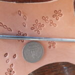 Water drop Leather Stamp punch Decorating tool for Saddler maker and creatives