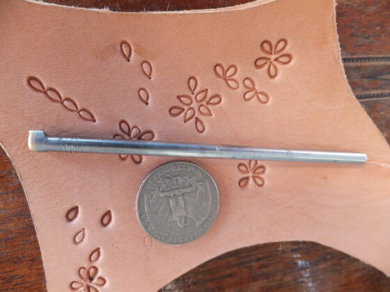 Water drop Leather Stamp punch Decorating tool for Saddler maker and creatives