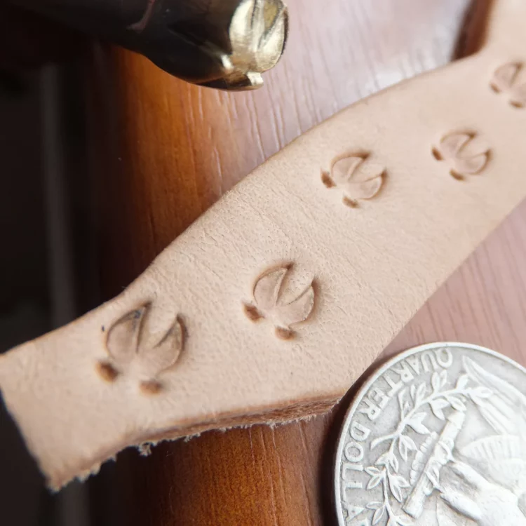 White tail deer Leather Stamp punch Decorating tool for Saddler maker and creatives