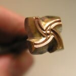 Basket weave Leather Stamp punch Decorating tool for Saddler maker and creatives