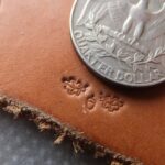 Micro oak leaves Leather Stamp punch Decorating tool for Saddler maker and creatives