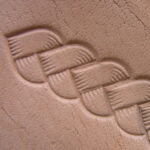 Braid Leather Stamp punch Decorating tool for Saddler maker and creatives