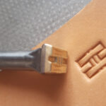 H basket Leather Stamp punch Decorating tool for Saddler maker and creatives