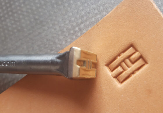 H basket Leather Stamp punch Decorating tool for Saddler maker and creatives