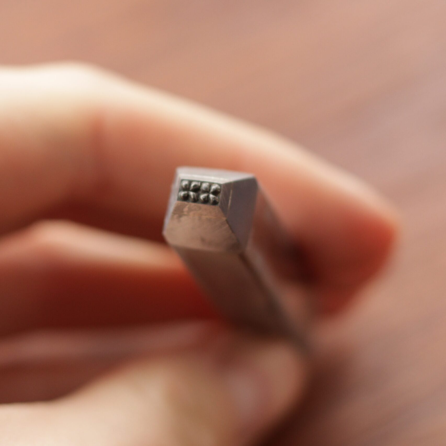 Two flowers Metal stamp