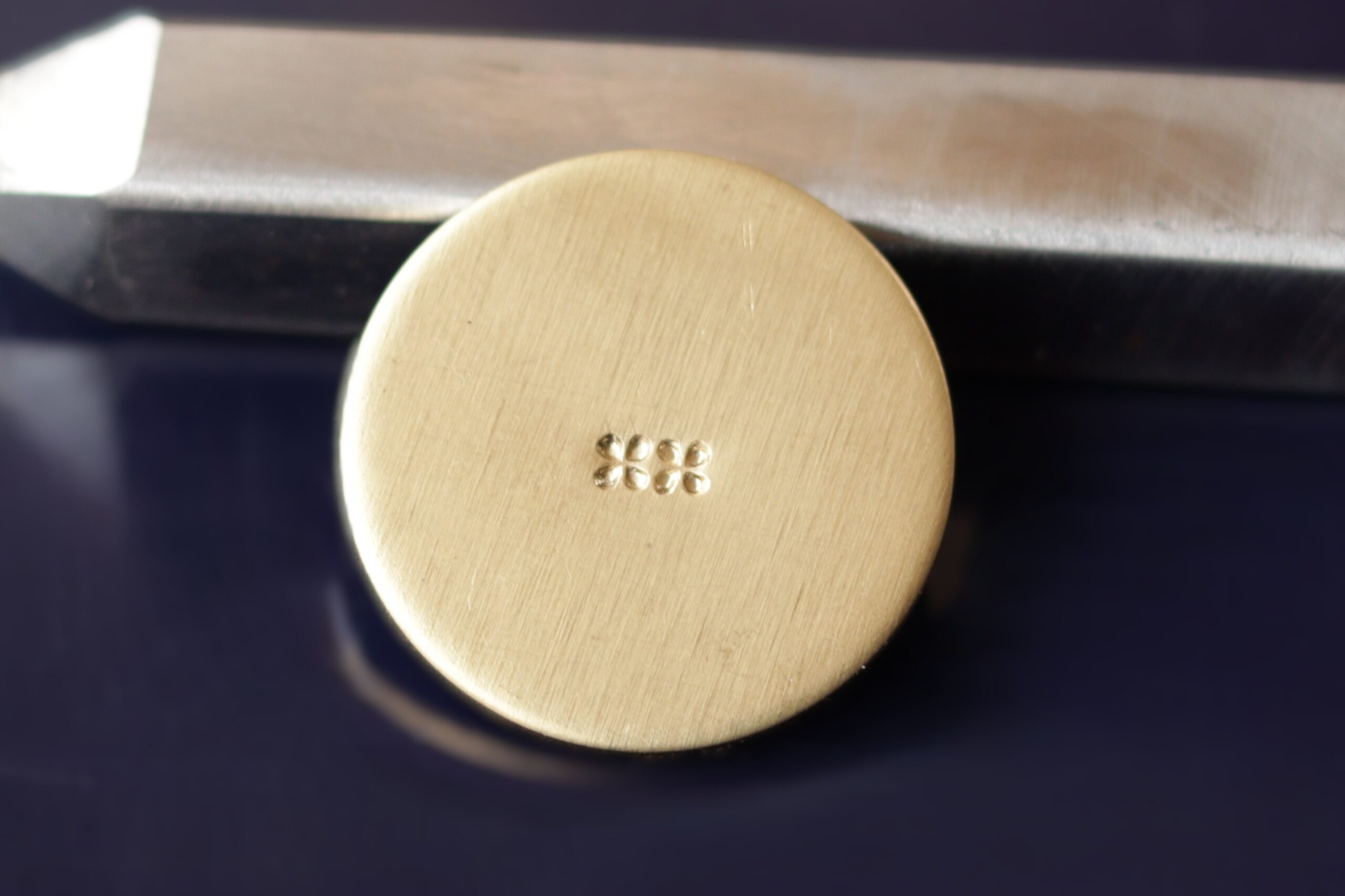 Two flowers Metal stamp