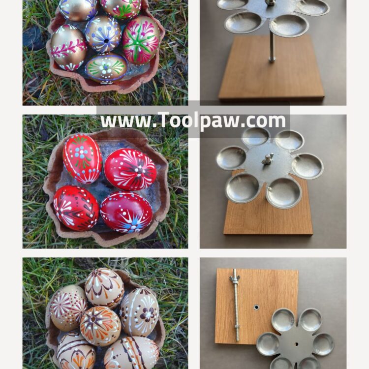 Easter egg decorating stand