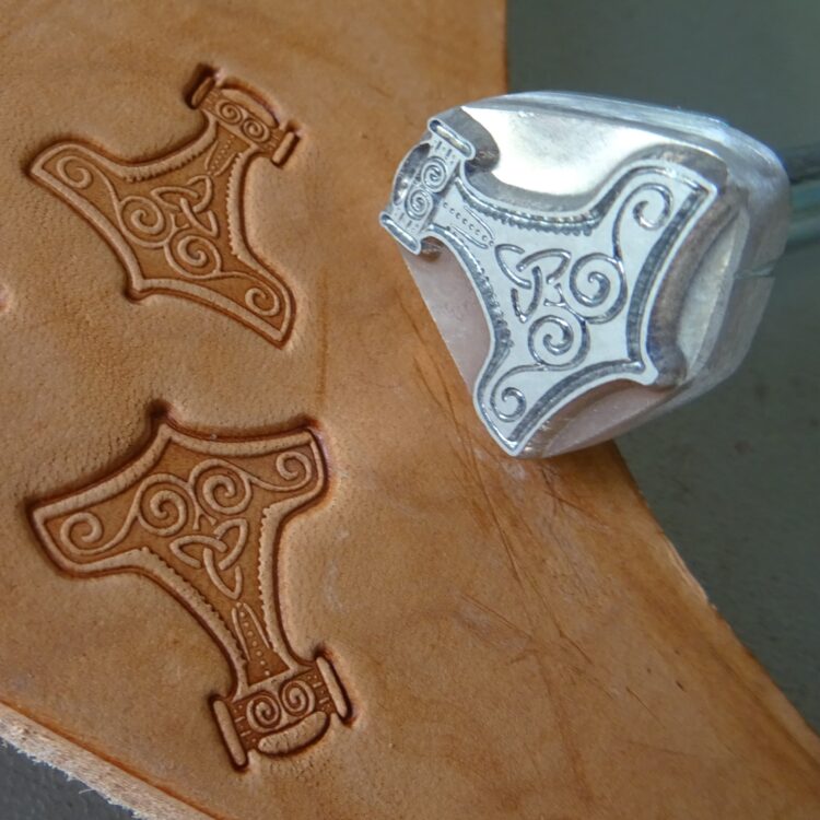 Thor's Hammer Leather Stamp